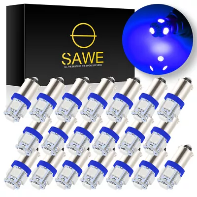 20 X SAWE Blue T11 BA9S T4W H6W 1895 57 5-SMD LED Light Bulb Lamp For Dome Map • $14.94