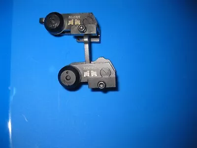 Matech Rear Steel  BUIS Iron Flip Folding Iron Sight Set Of Two • $155