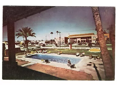 Mesa Postcard Phoenix AZ Maricopa Inn Motor Lodge Swimming Pool Arizona • $4.90