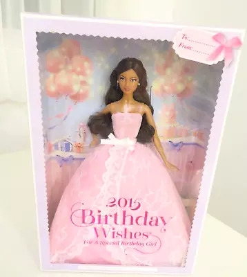 2015 Birthday Wishes Barbie-Pink Dress • $37.99