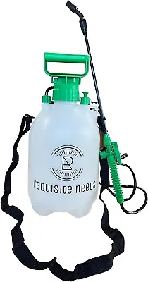 5L Garden Pressure Sprayer – Portable Hand Pump Chemical Weed Spray Bottle • £13.99