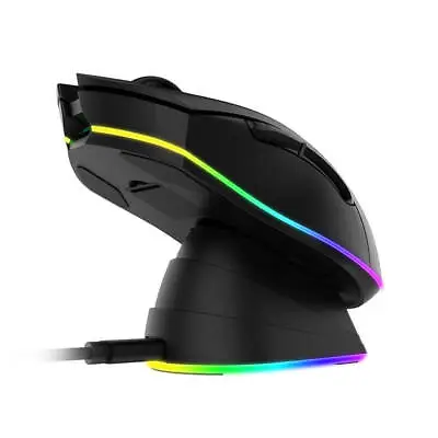 Wireless Gaming Mouse + Charging Dock Dareu EM901X 2.4G (black) • $90.90