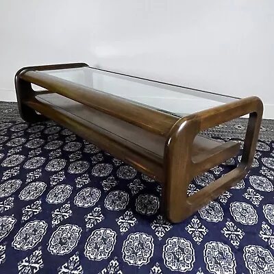 Mid Century Modern Lou Hodges Large Coffee Table • $599