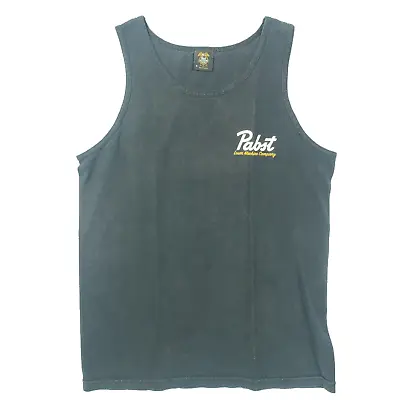 PABST LOSER MACHINE Black/Yellow Tank Top Men's Size S Pabst Blue Ribbon Beer • $29.99