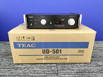 TEAC UD-501 Dual-Monaural D/A Converter With USB Streaming Working Tested W/box • $460