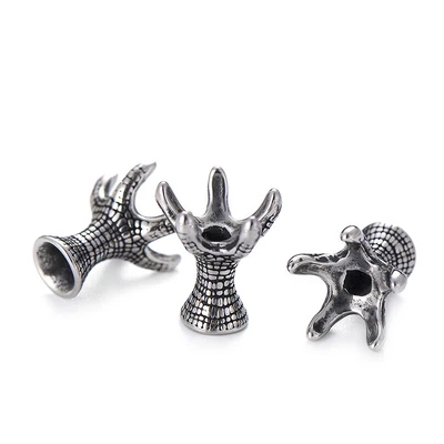 $2.96 • Buy Stainless Steel Dragon Claw Beads Fit Men's Bracelet Punk Vintage Spacer Beads
