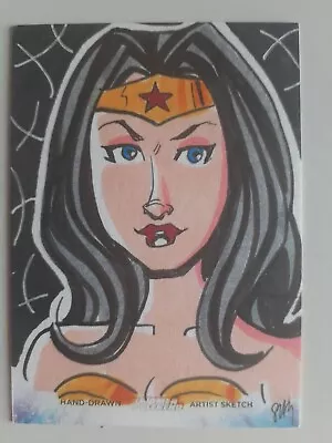 ARTIST SKETCH CARD The Women Of Legend Dc Comics 1/1 Wonder Woman CAL SLAYTON • $48.93