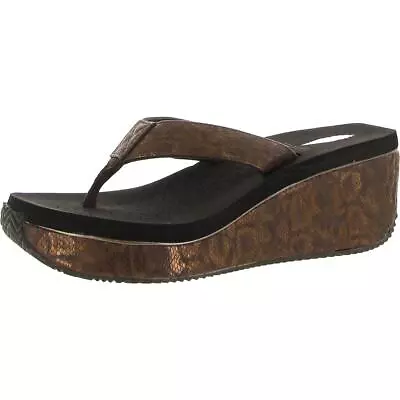 Volatile Womens Frappachino Wedges Sandals BHFO 7845 • $39.74