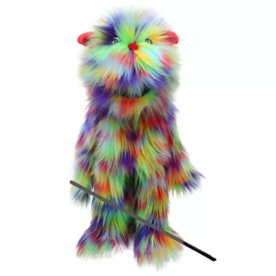 Puppet Company Rainbow Monster 20 Inch Puppet Plush Toy With Arm Rod Brand NEW • $48.99