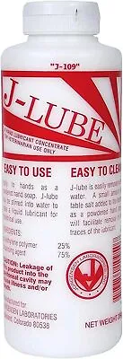 J-LUBE Powder 10 Oz  Concentrated Obstetrical Lubricant For Pets And Livestock • $26.80