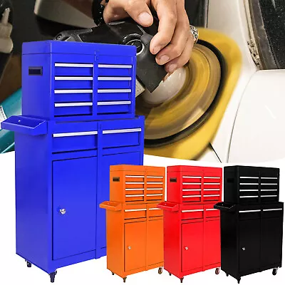 5 Drawers Rolling Tool Box Cart Tool Chest Tool Storage Cabinet With Wheels • $155.66
