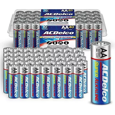 ACDelco Super Alkaline AA Batteries 40 Count • $12.42