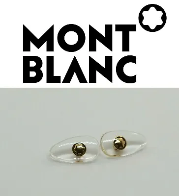 Replacement Screw-in Nose Pads For Mont Blanc Eyeglasses Sunglasses GOLD Oval • $17.98