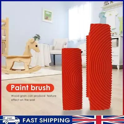 # 2pcs Wall Paint Runner Roller Brushes Household Wall Decorative DIY Tools Set • £6.83