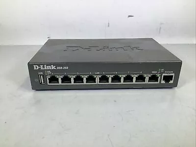 D-Link DSR-250 8-port Gigabit SSL VPN Unified Services Router - NG N4C • $18