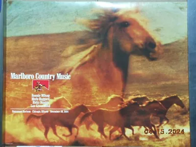 1984 Marlboro Country Music -Ronnie Milsap-Merle Haggard-Ricky Skaggs-Lee Greenw • $50