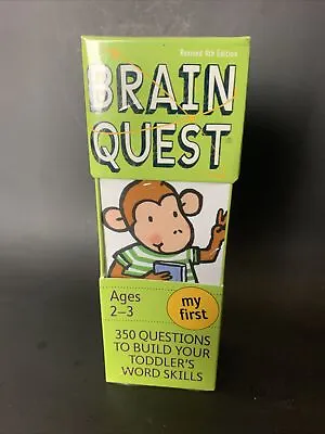My First Brain Quest: 350 Questions And Answers To Build Your Toddlers Word... • $11.70