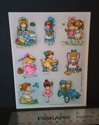 Vintage Stickers Joan Walsh Anglund Hallmark Sticker Sheet VTG 80s • $6.98