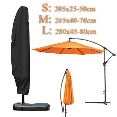 $19.94 • Buy S/M/L Large Parasol Banana Umbrella Cover Cantilever Outdoor Garden Patio ShieTS