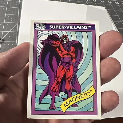 1990 Marvel Universe Rare Toy Biz Magneto PROMO Card MAG3 • $6