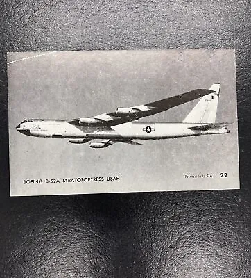 Airplane Trading Card Boeing B-52a Stratofortress Usaf Vg • $6.24