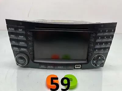 05-06 Mercedes W211 W209 COMMAND HEAD UNIT DISPLAY NAVIGATION RADIO CD OEM • $95.49