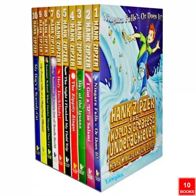 Hank Zipzer Collection 10 Books Set Pack Henry Winkler And Lin Oliver New • £15.70