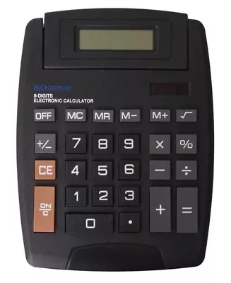 £4.99 • Buy 8 Digits Large Jumbo Calculator Large Buttons School Office Desk Tilt Pop Up