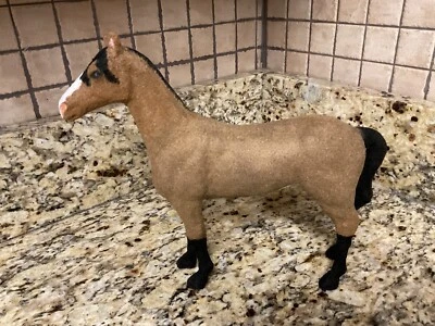 $60 • Buy Vintage Large Restored Flocked Metal Carnival Horse