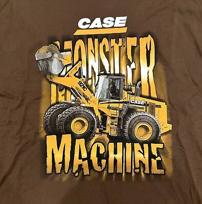 CASE Monster Machine Brown Long Sleeve Shirt • $17.49