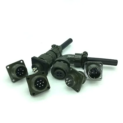 2-pin 3pin 4pin 5pin 6pin 7 Pin Military Standard Aviation Plug Series MS5015-14 • $15.98