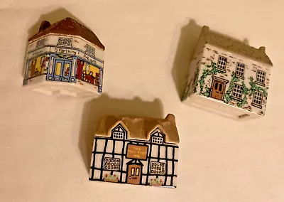 Wade England Lot Of 3 Buildings Antiques Shop Why Knot Inn Dr Healers House • $20