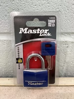 Master Lock Padlock With 2 Keys 142DCM Blue/Silver • $6.83