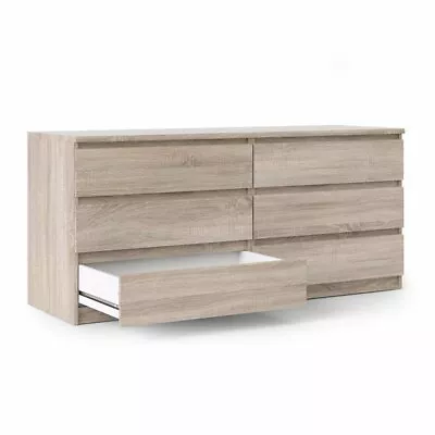 Atlin Designs Contemporary 6 Drawer Double Dresser In Truffle Gray • $232.99