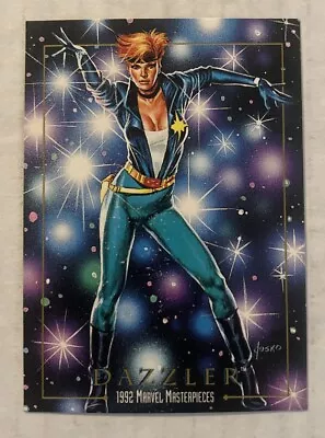 1992 MARVEL MASTERPIECES # 20 Dazzler ( Damaged ) • $0.99