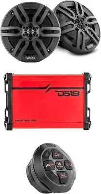 DS18 Marine Speakers With Amplifier And BT Audio Receiver/Controller • $270.56