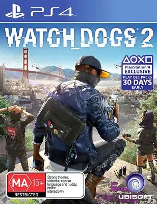 Watch Dogs 2 (PS4) - Preowned Video Game For PlayStation 4 • $11