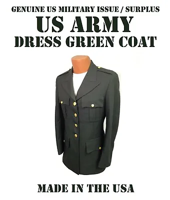 Coat Men's Us Army Green Ag-489 Service Dress Uniform Jacket Choose Size  • $19.95