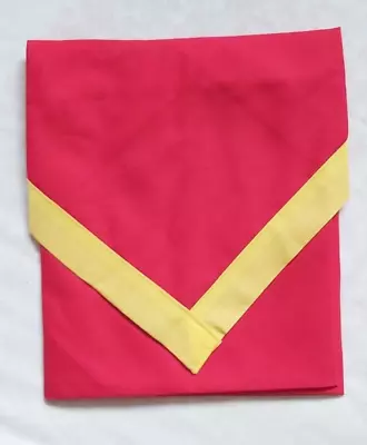 £2.95 • Buy Boy Scout Cub Scout & Girl Guide Necker Neckerchief Red Yellow  100% Cotton