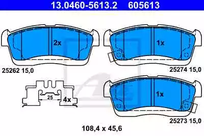 Brake Pad Set Disc Brake For DAIHATSU SUBARU:BOONSIRIONTREVISMIRA VI • £47.29