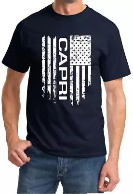 Mercury Capri Patriotic Flag Design Tshirt NEW • $25