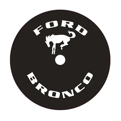 32  33  Spare Tire Cover For Ford Bronco With Camera Hole Black Heavy Duty Vinyl • $34.98