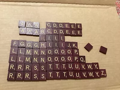 Scrabble Deluxe Edition Replacement Gold Color Letter Tiles $1.45 Each/free Ph • $1.45