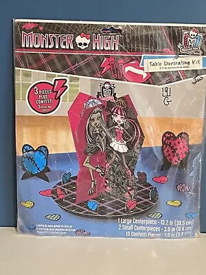 MONSTER HIGH PARTY TABLE DECORATION KIT New Bday Party 2011 Never Opened • $12