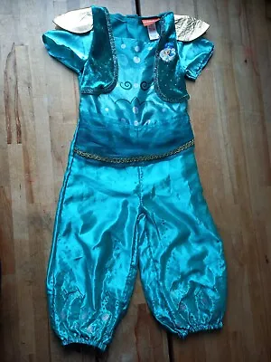 NICKELODEON Shimmer Shine Genie Aladdin Jasmine Costume Fancy Dress 3-4 Years • £7.99