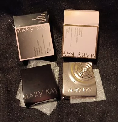 Mary Kay Unfilled Magnetic Mirrored Compact Mini #040752 #091463 ~ Lot Of 2 NEW • $14.99