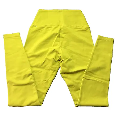 Ugg Saylor Leggings Womens Size S Chartreuse Cotton Blend Stretchy Pants • $54