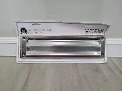 Gibraltar Architectural Mailboxes Mail Slot Steel Rubbed Bronze MS00RCAM NEW • $4.50