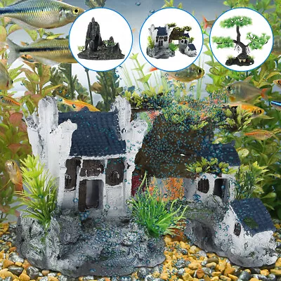 Aquarium Landscaping Ornament Resin Stimulation Fish Tank Decoration FuJun • $18.09