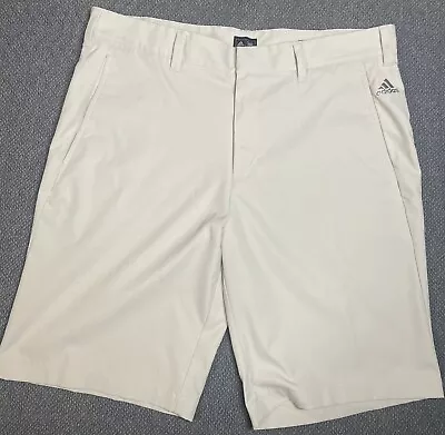 Adidas Men's Golf Shorts 34 Tan With 9  Inseam • $19.97